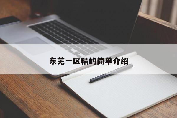 东芜一区精的简单介绍